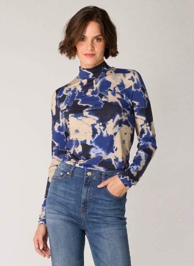 Omani Mock Neck