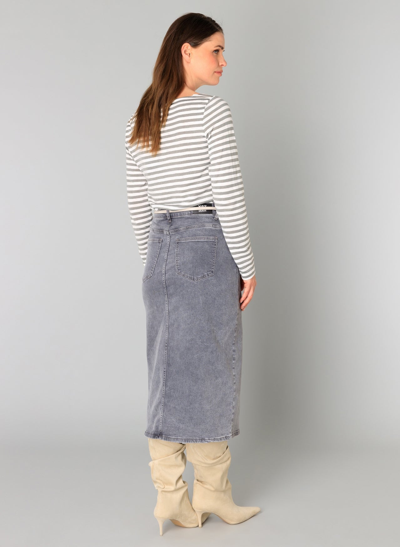 Bunny Stripped Jersey cotton Boat neck