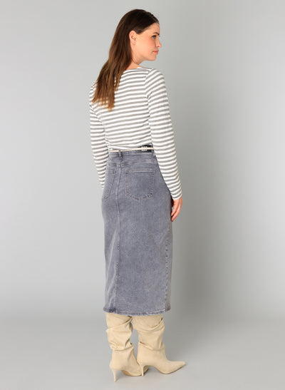 Bunny Stripped Jersey cotton Boat neck