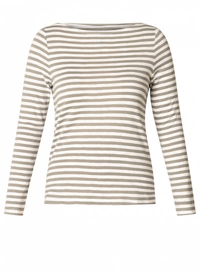 Bunny Stripped Jersey cotton Boat neck