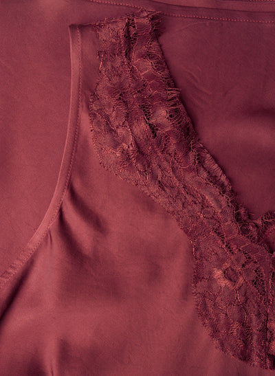 Chiara Satin Lace Tank