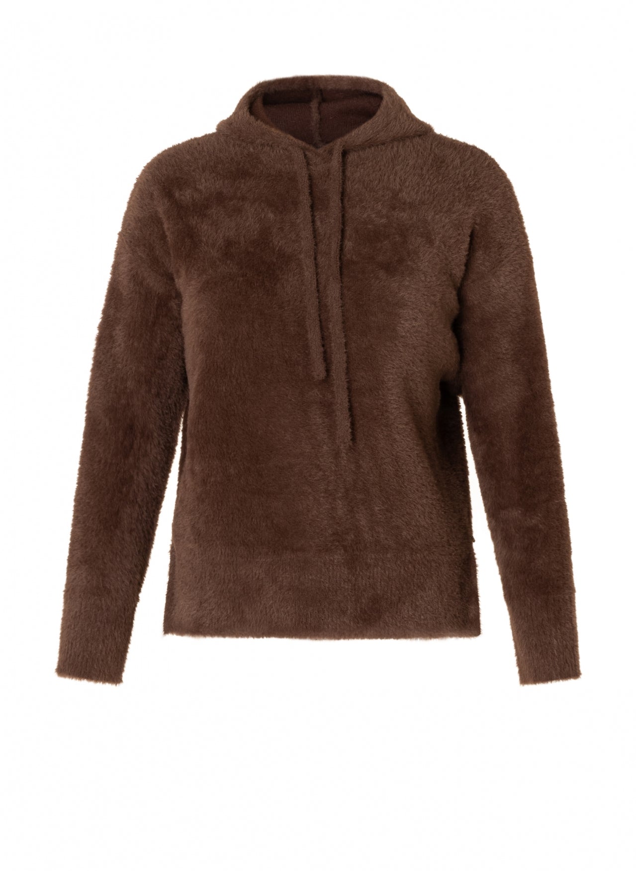 Celina Chocolate Brown Plush Hoodie