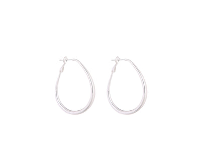 Teardrop Hoop Earrings - Two Colours