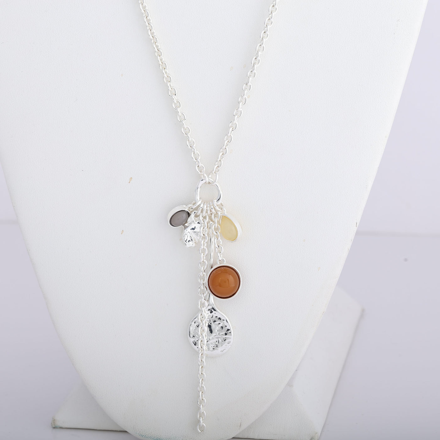 Semi Precious Stone Double necklace