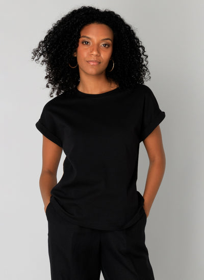Sarina crew neck tee 2 colours