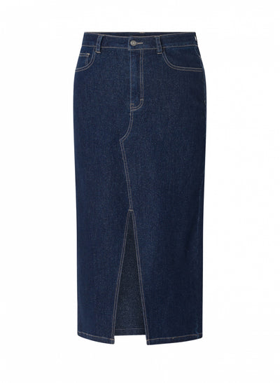 Celine Dark Denim Skirt