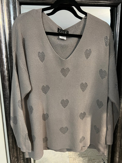 Heart Sparkle Sweater - Two Colours