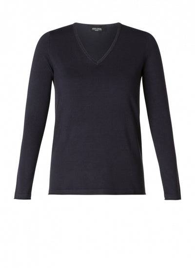 V neck YOLA sweater in Navy or Black