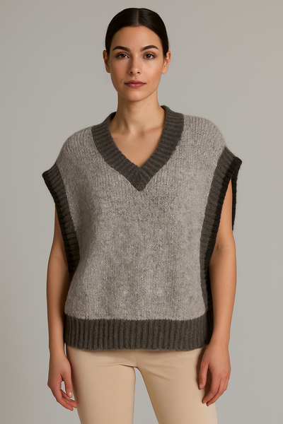 Italian Knit Vest - Two colours