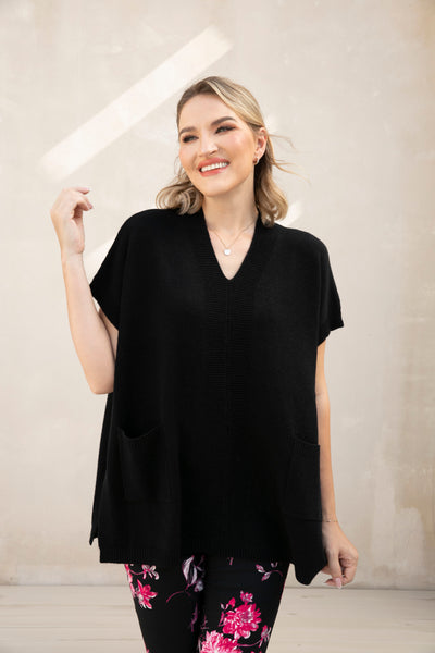 Long Knit Vest - Two Colours