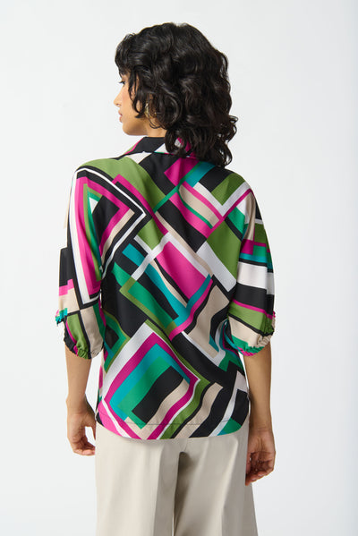 Geometric Boxy top Joseph Ribkoff