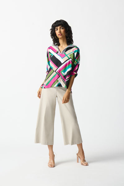 Geometric Boxy top Joseph Ribkoff