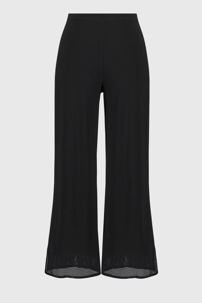 Silky Knit Culotte with Mesh detail-  Joseph Ribkoff