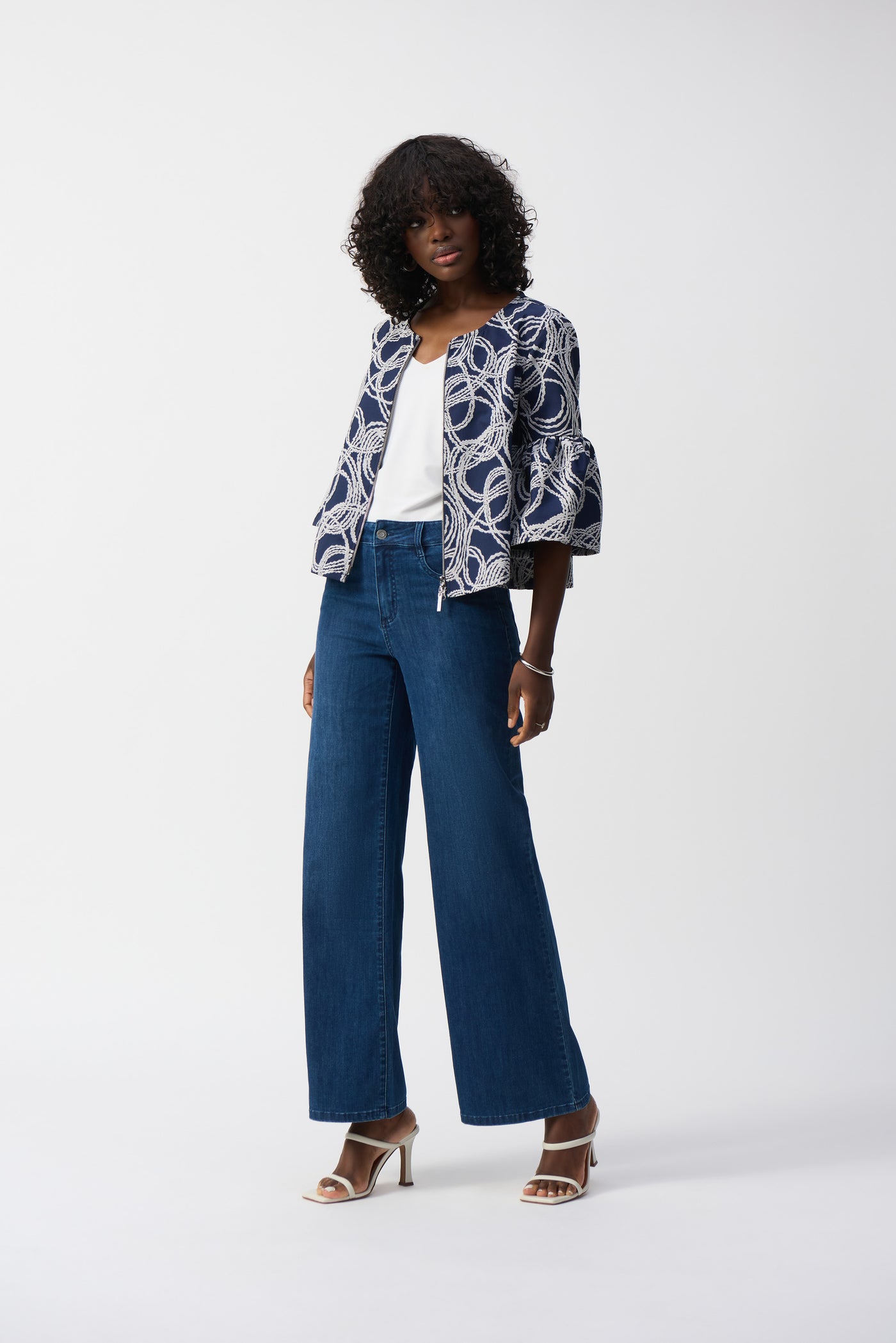 Goldie Classic Wide leg stretch Jean  Joseph Ribcoff