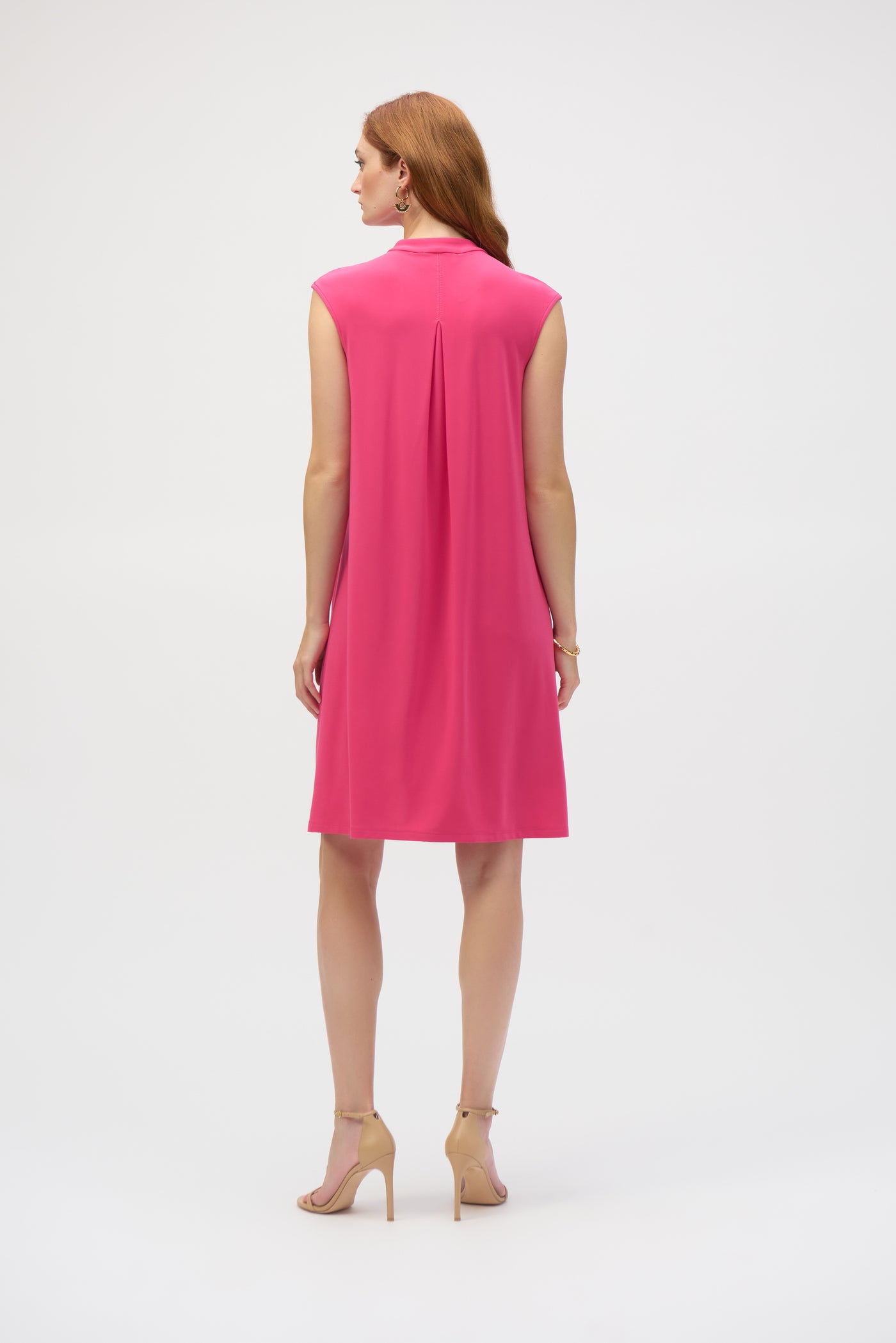 A- line front pleat Dress- Joseph Ribkoff