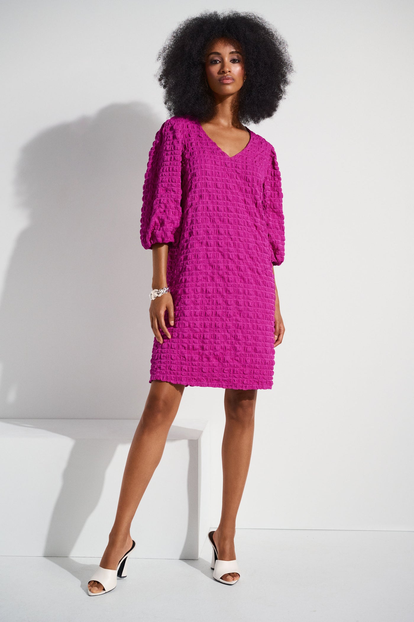 Puff Sleeve Dress - Joseph Ribkoff