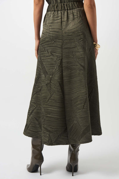Satin Pleated Skirt by Joseph Ribkoff