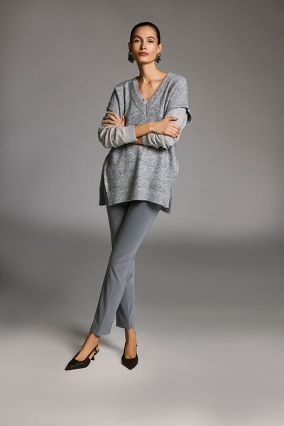 Sweater Knit Sleeveless Vest with Sequins by Joseph Ribkoff - 2 colours