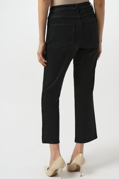 Classic straight leg stretch denim  jean with sparkly  Full length