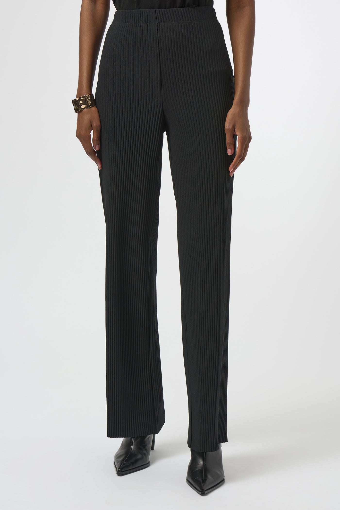 Pleated Scuba Crepe Pant by Joseph Ribkoff