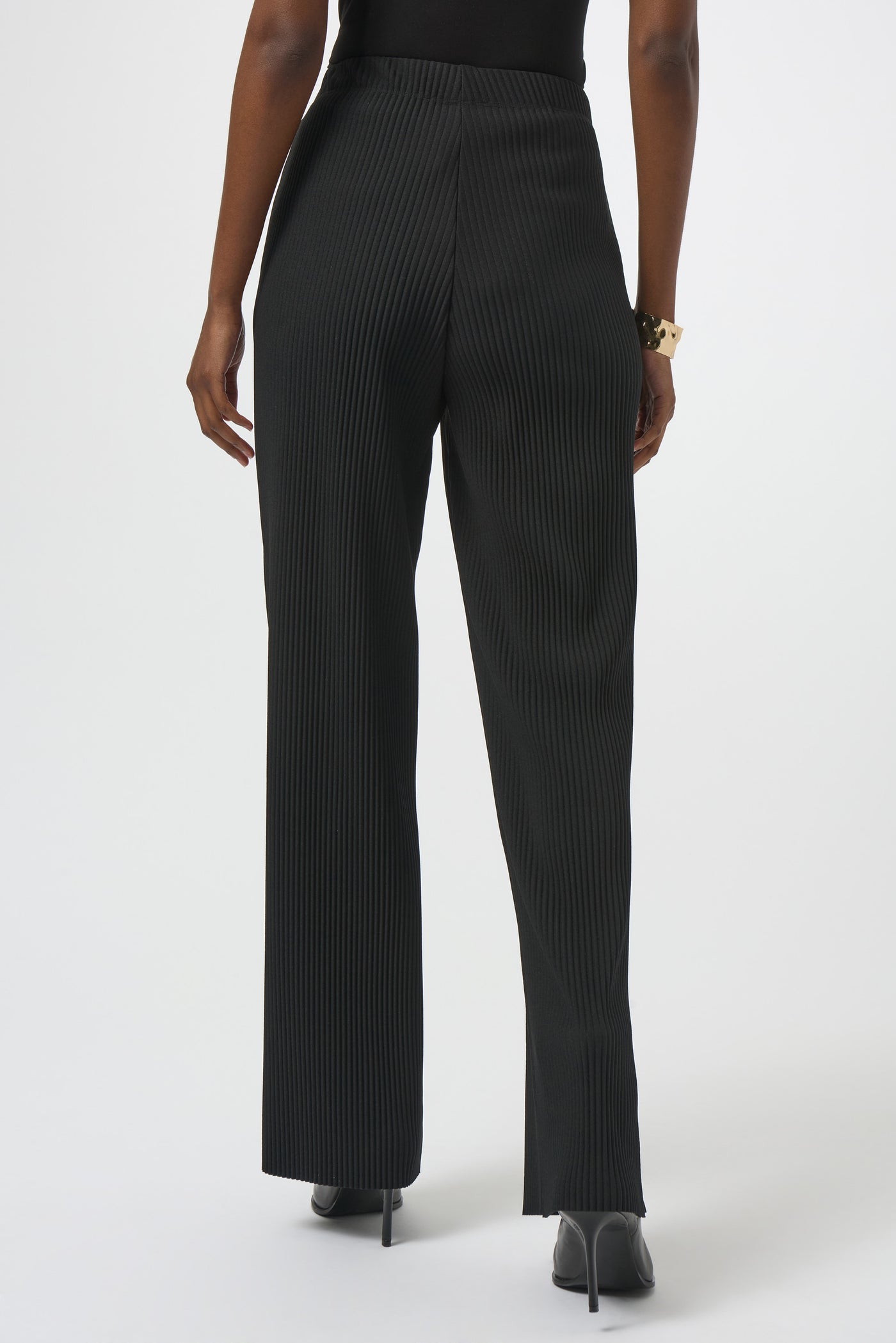 Pleated Scuba Crepe Pant by Joseph Ribkoff