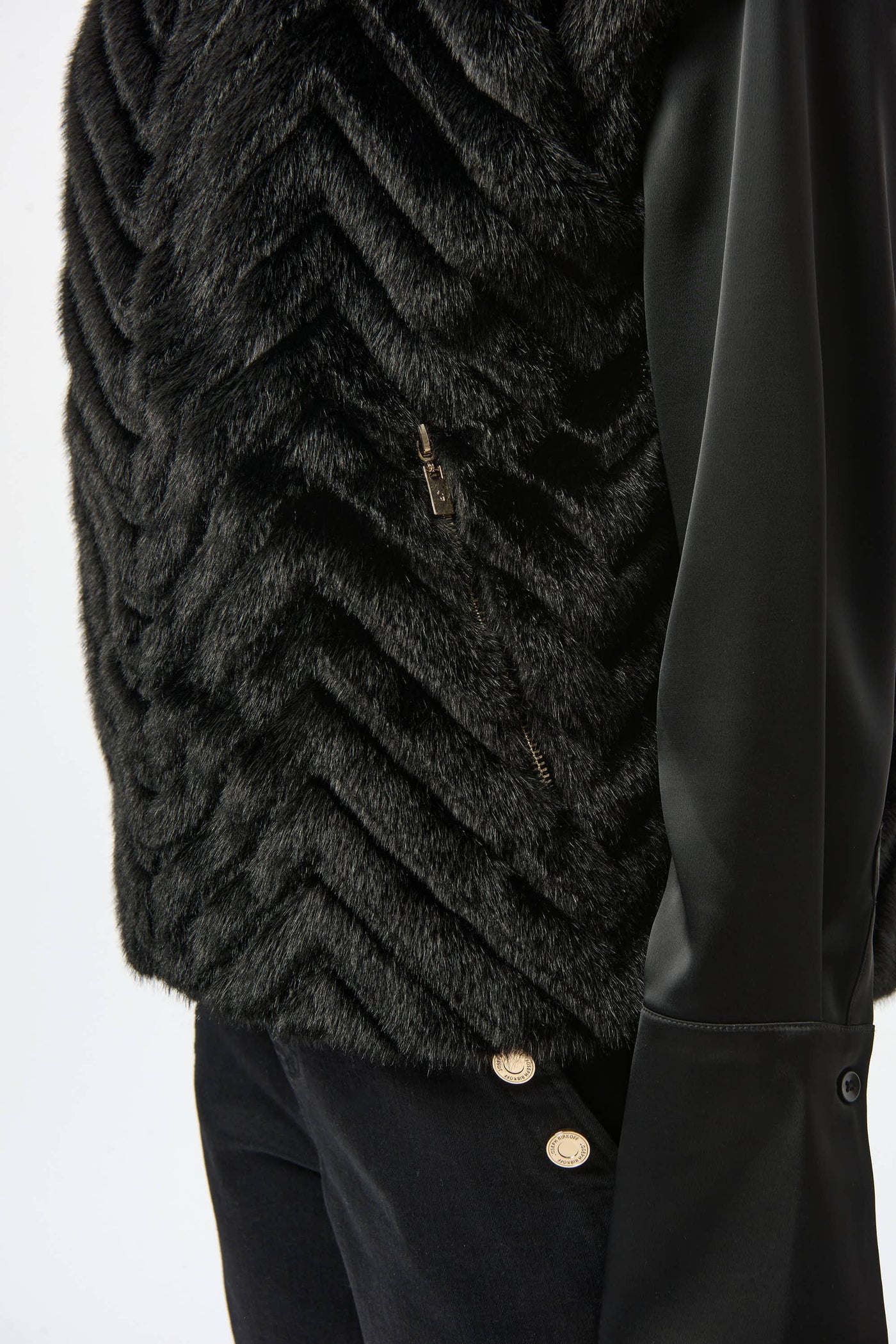 Faux fur vest