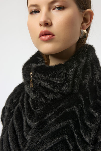 Faux fur vest