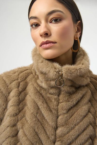 Faux Fur Vest by Joseph Ribkoff - Two Colours