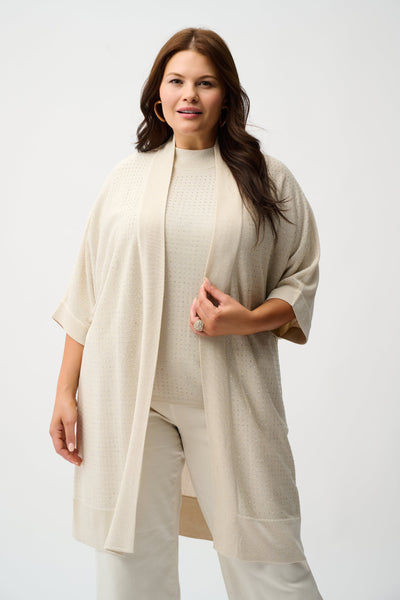 Jewel Embellished Kimono Sleeve by Joseph Ribkoff