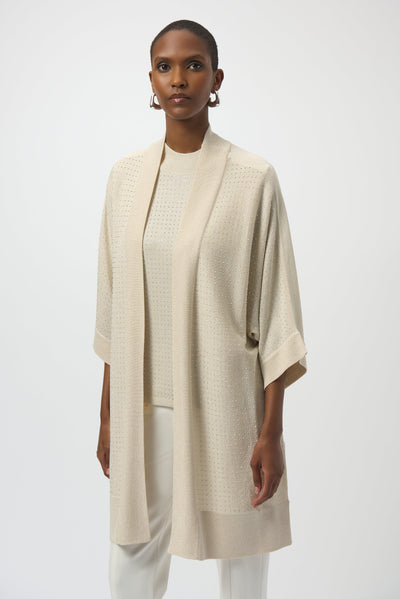 Jewel Embellished Kimono Sleeve by Joseph Ribkoff