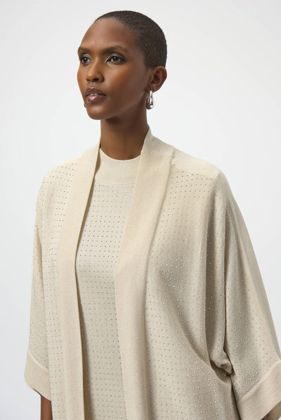 Jewel Embellished Kimono Sleeve by Joseph Ribkoff