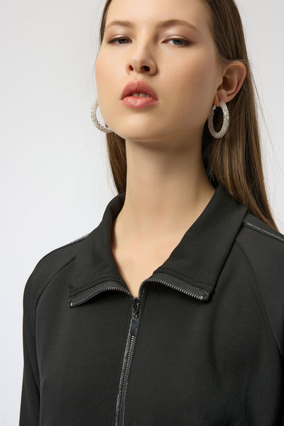 Scuba Jersey Jacket with Silver Trim