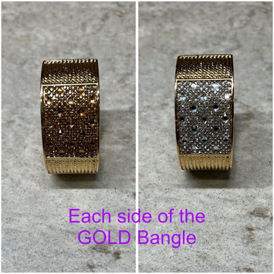 2 sided bling bangles  2 colours