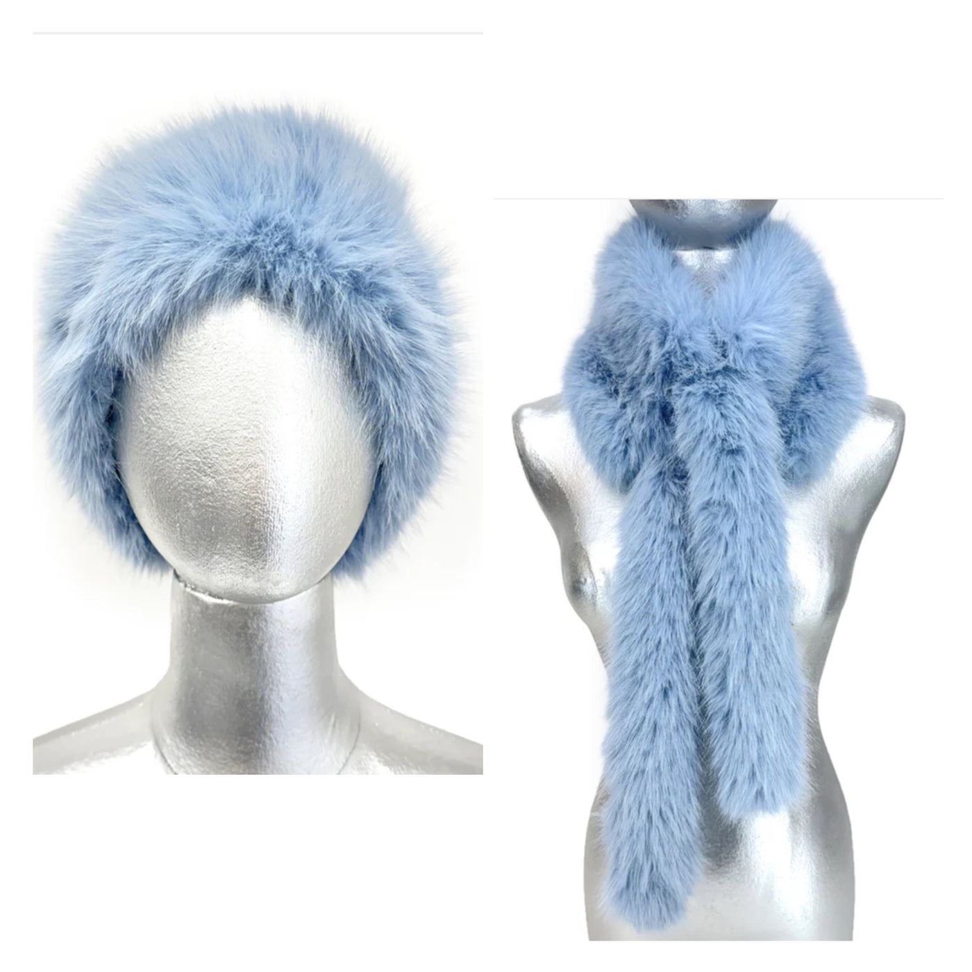 Fantasy Faux Fur Headbands and Stoles