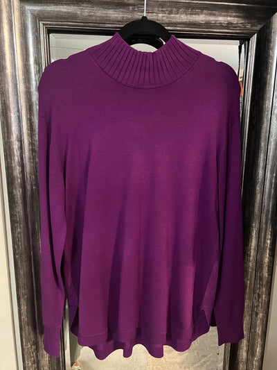 Mock Neck Sweaters - Four Colours