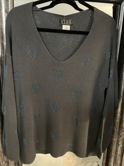 Heart Sparkle Sweater - Two Colours