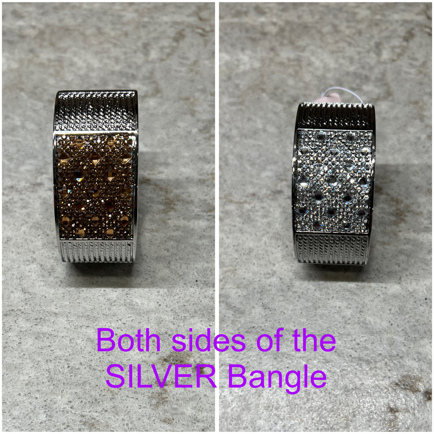2 sided bling bangles  2 colours