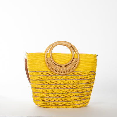 Rattan tote Bags and matching Hats