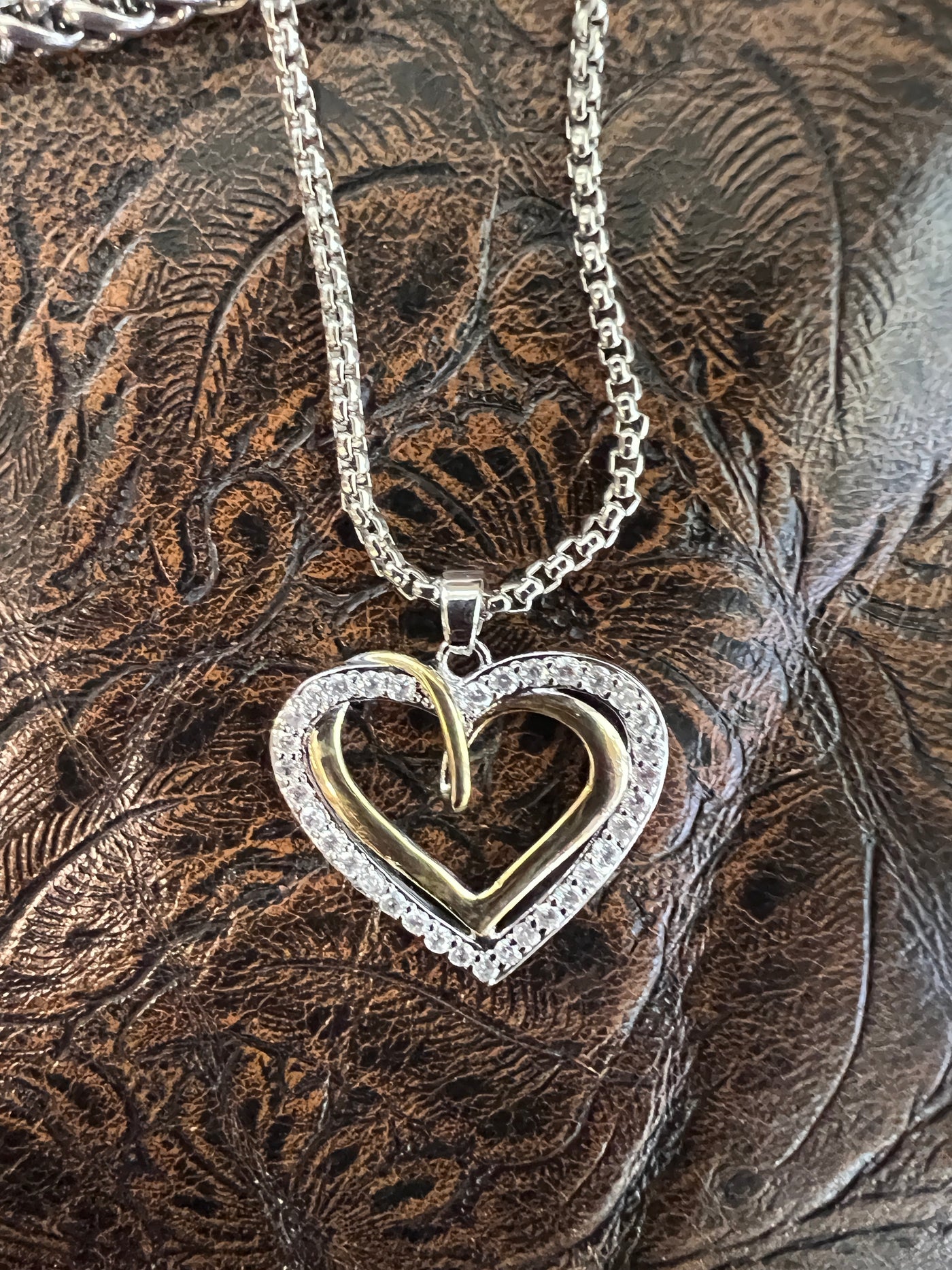 Intertwined Hearts Necklace