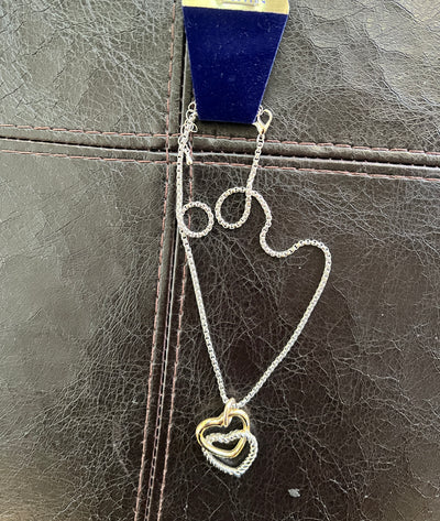 Double Heart Necklace