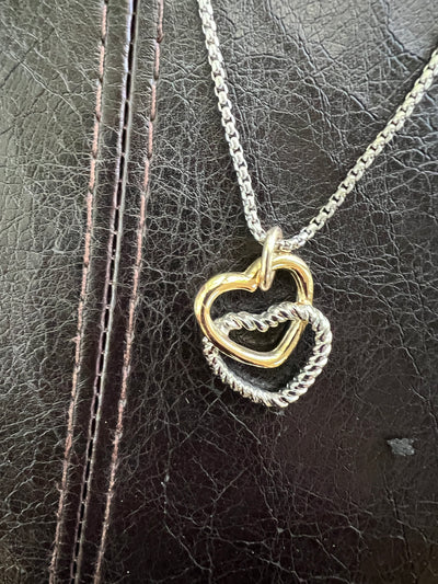 Double Heart Necklace