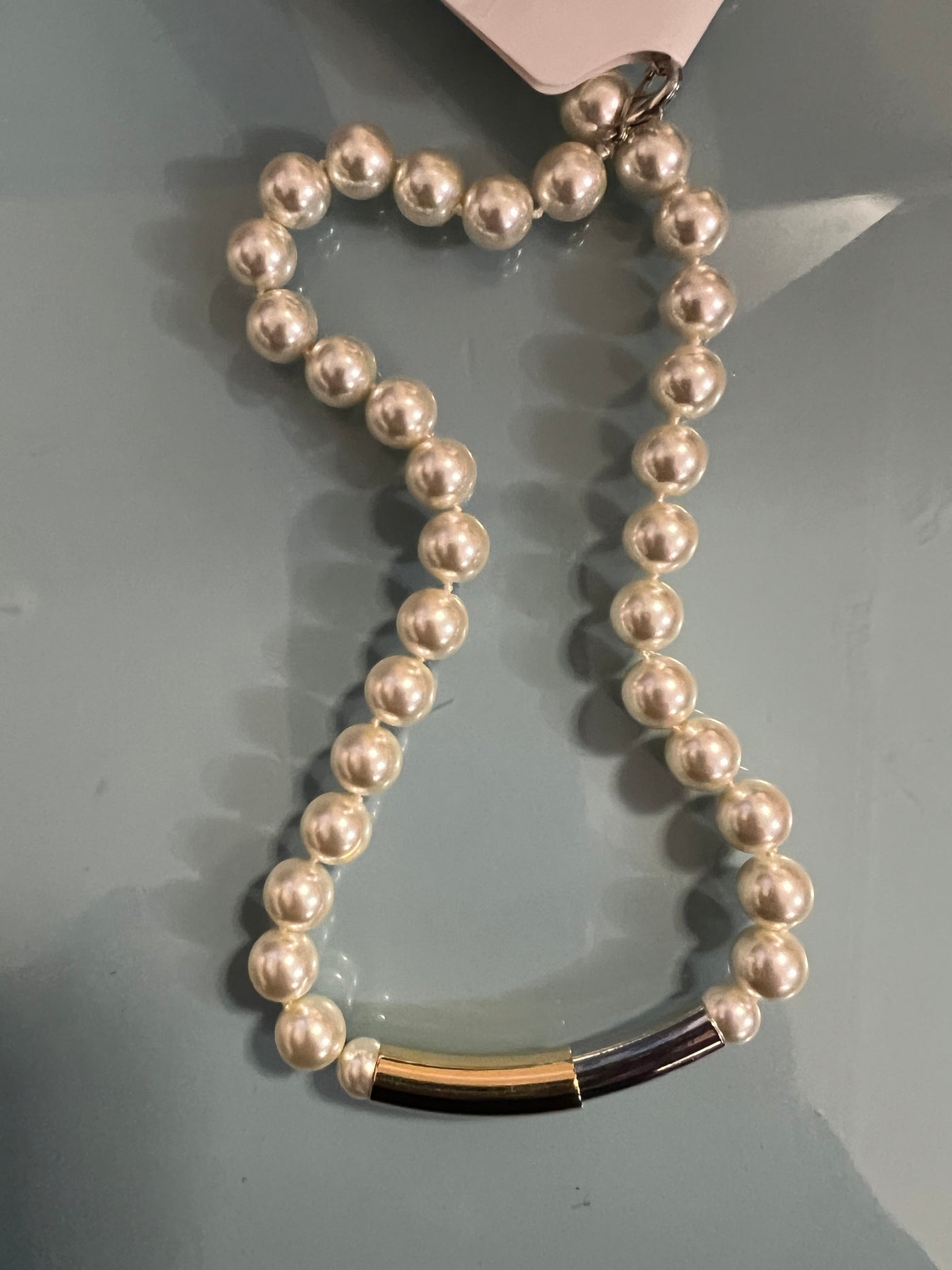 Pearls with Gold and Silver Necklace
