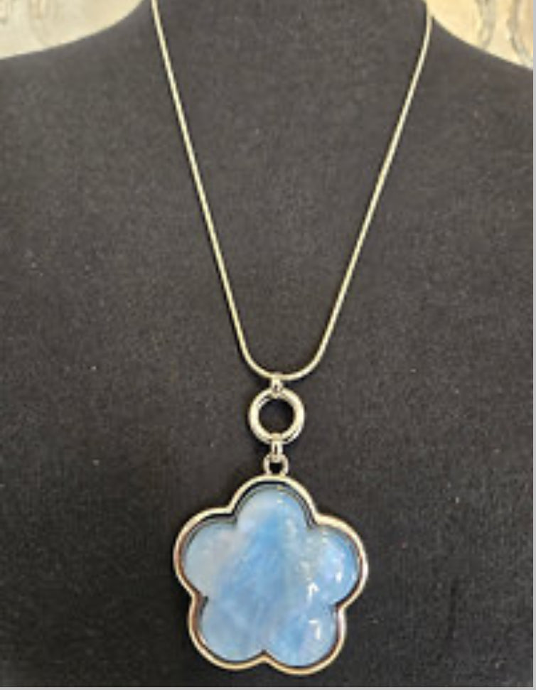Flower Necklace Set-  Four colours