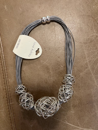 Metal Bobble short necklaces