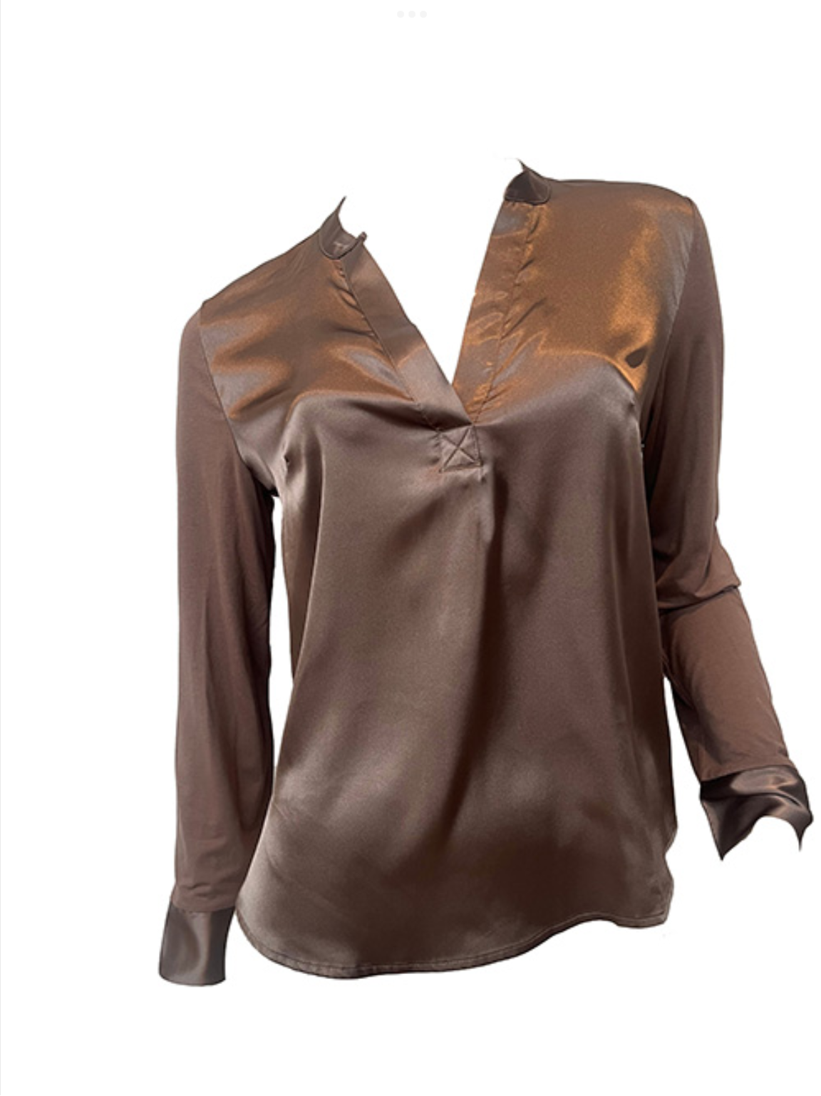 Satin Jersey Blouse  - Destination Wear By Point Zero
