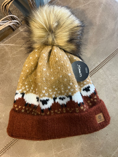 Sheep Pompom hats