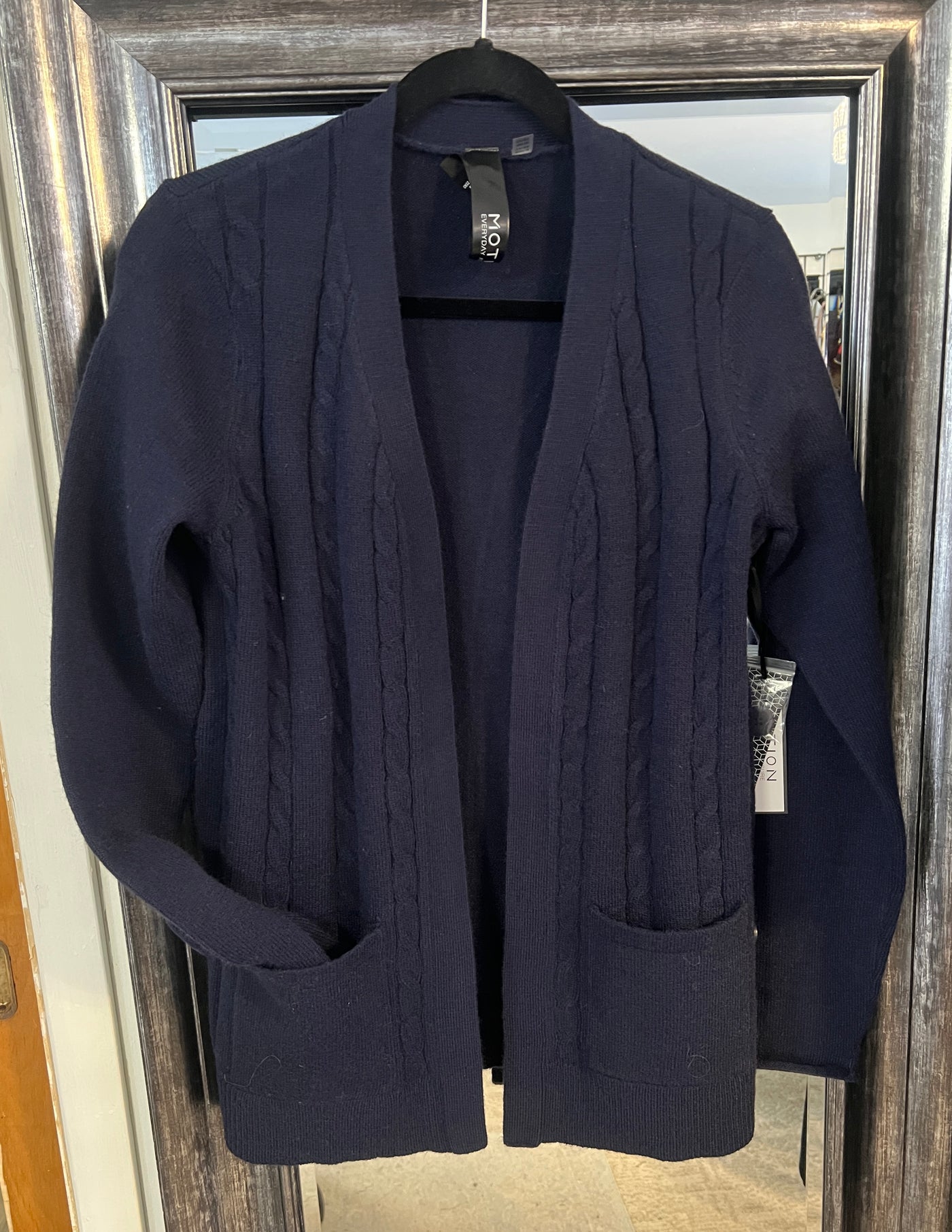 Navy Knit Cardigan