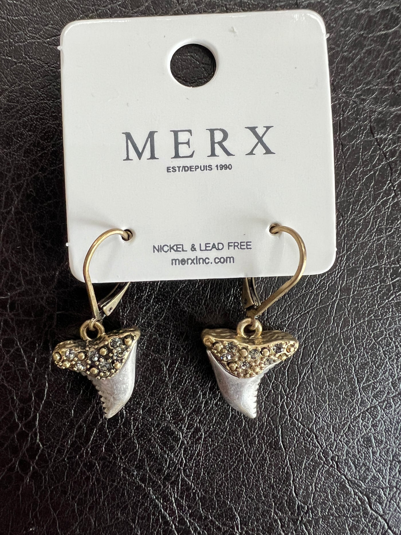 Shark tooth earring