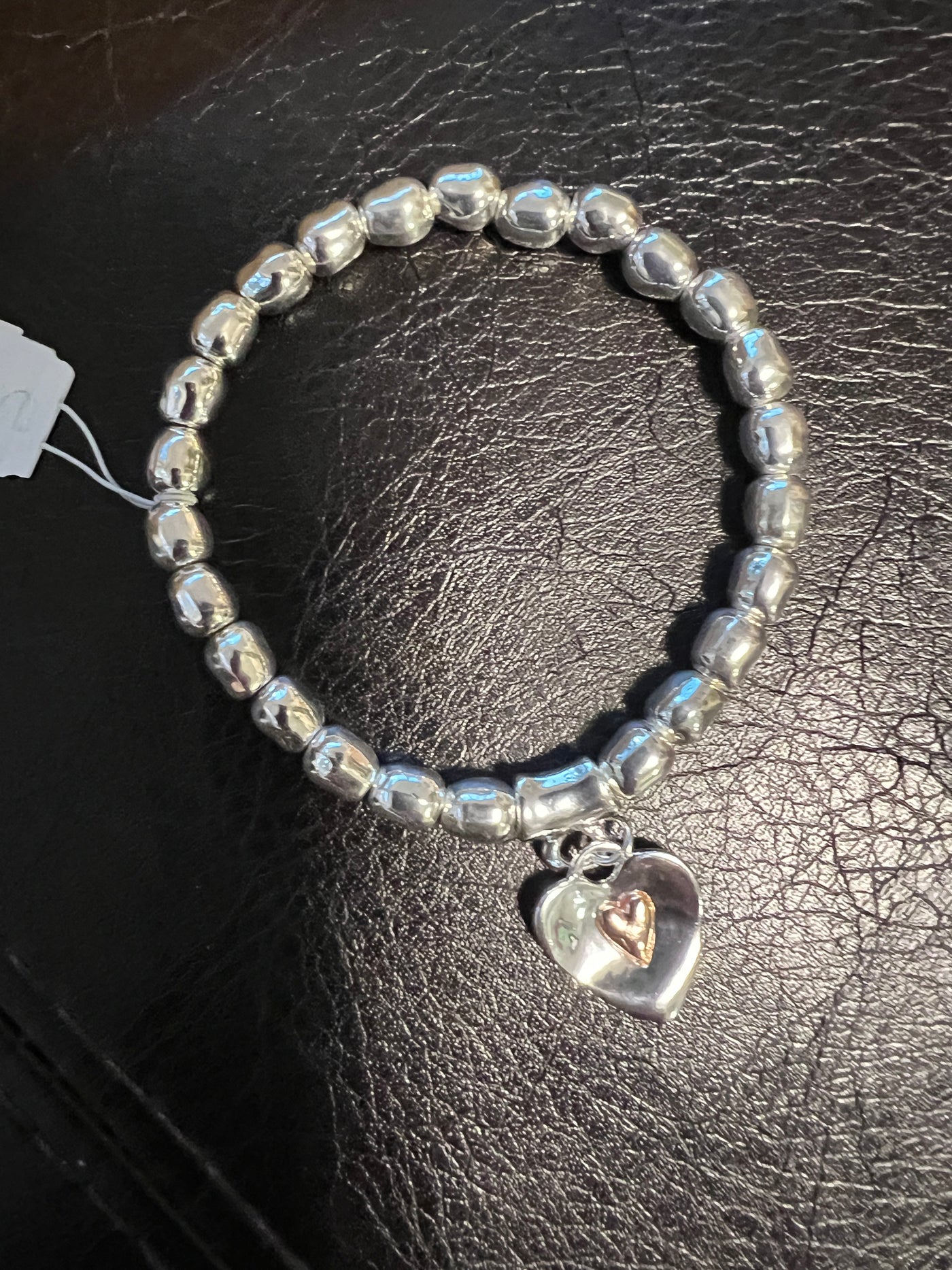 Double heart bracelet