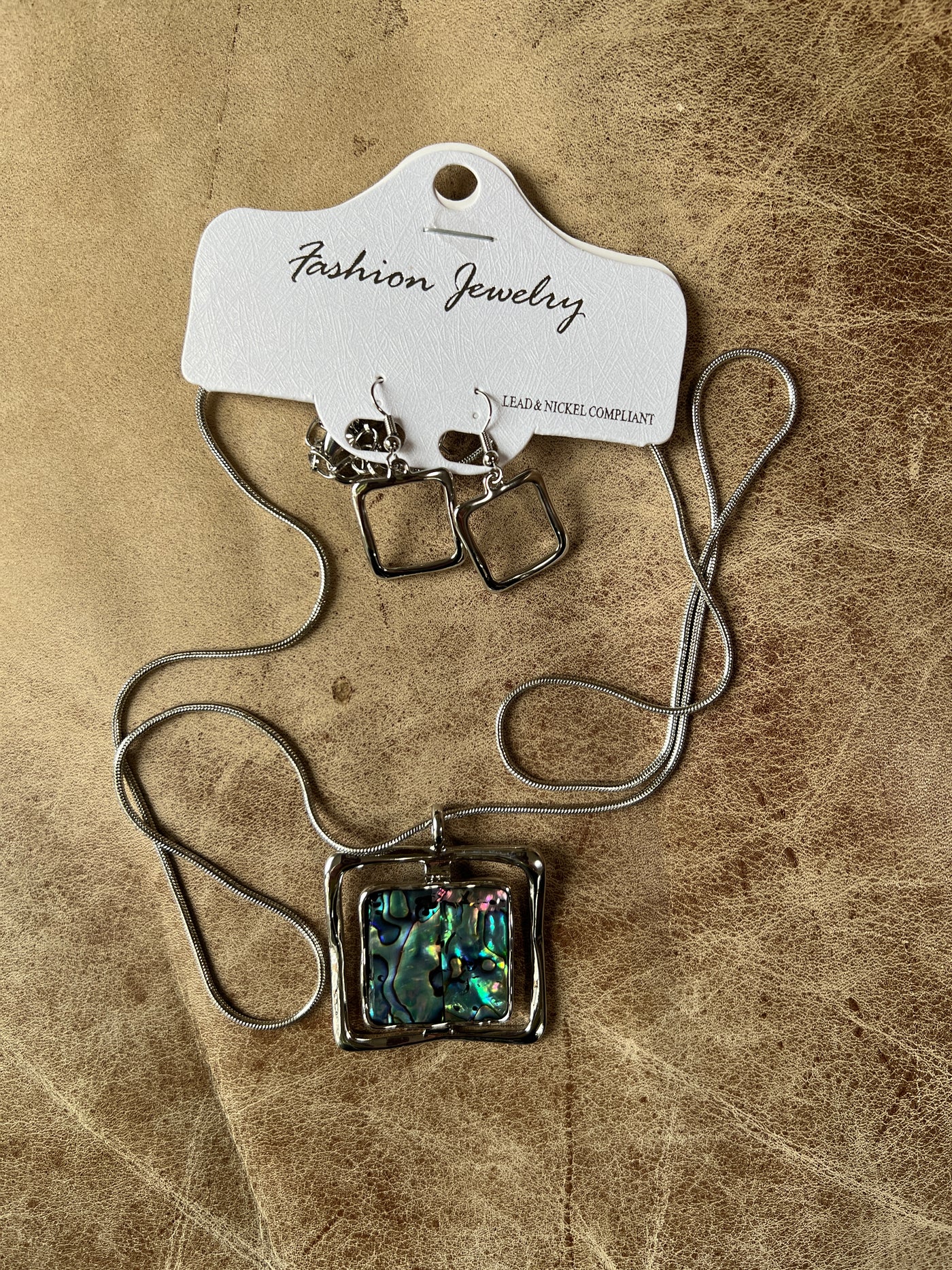 Box Necklace Set - Three colours